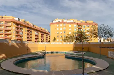 Piscina en o cerca de CT 386 AL - Faro's Roquetas Beach Apartment