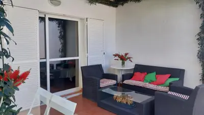 Zona de estar de Apartamento dúplex en NaturaWorld