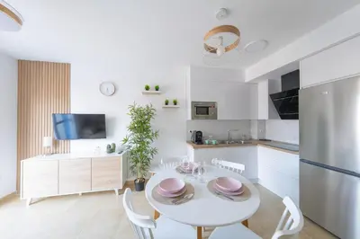 Una cocina o zona de cocina en Apartamento Mar de Aqaba