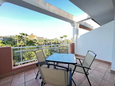 Un balcón o terraza de RA384 Vera Garden Vera playa 1ª línea