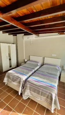 Cama o camas de una habitación en Ático Dúplex con vistas al Mar