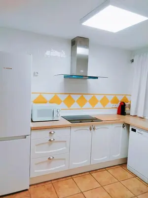 Una cocina o zona de cocina en Playavera
