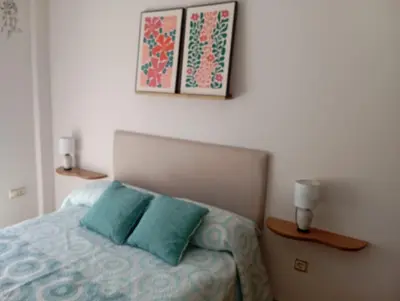 Cama o camas de una habitación en Piso 'Esquina del Molino'