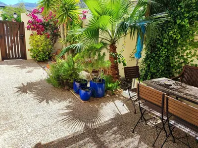 Jardín al aire libre en Casa Eck San Jose
