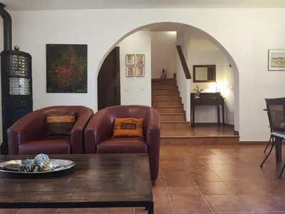 Zona de estar de Casa Eck San Jose