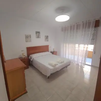 Cama o camas de una habitación en Sol y Mar