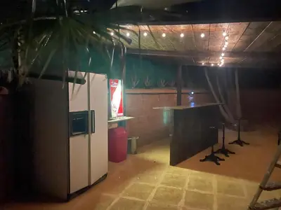 Una cocina o zona de cocina en Cortijo Maya, maison troglodyte pour 10 personnes