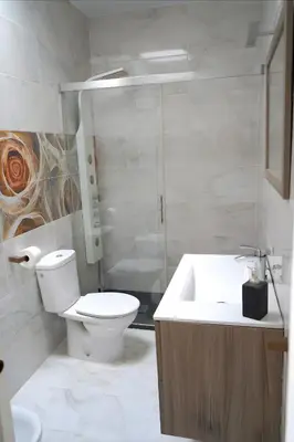 Un baño de El nido marino - Pequeño chalet frente al mar
