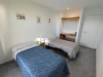 Cama o camas de una habitación en Terrazas Del Pozo 5