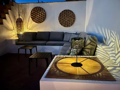 Zona de estar de Al Qasr Villa Mountain retreat in the heart of Cortijo Cabrera