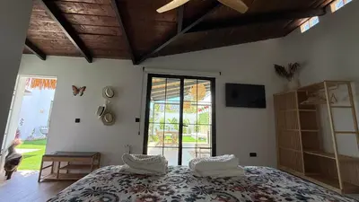 Cama o camas de una habitación en Villa Siargao