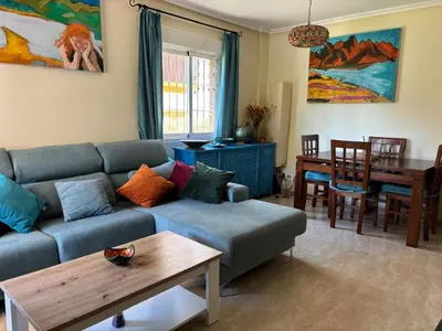 Zona de estar de Holiday Home in Vera near Vera Playa
