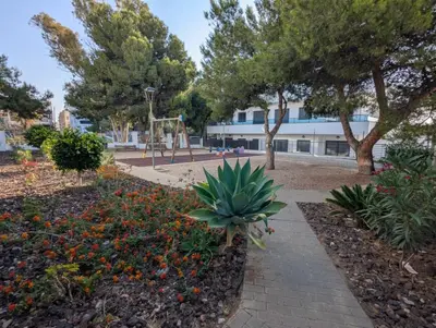 Jardín al aire libre en Apartalux Oasis de Garrucha