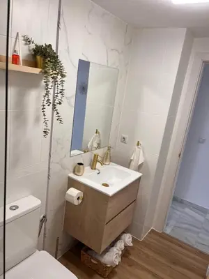 Un baño de Ático Sol y Mar