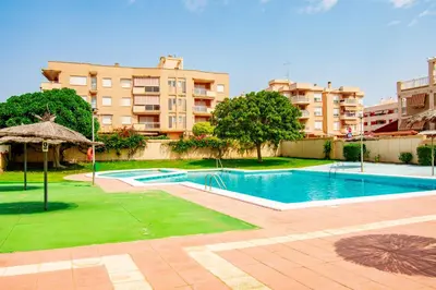 Piscina en o cerca de Playa de Poniente con Piscina y Parking By Aloha Palma