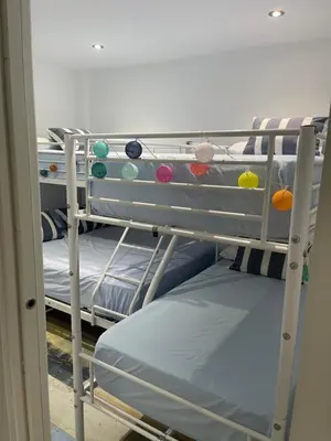 Cama o camas de una habitación en Apartamento Urba Roquetas