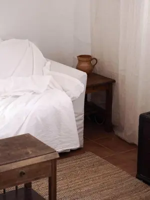 Cama o camas de una habitación en Casa Augustin, village house in Mojacar Pueblo