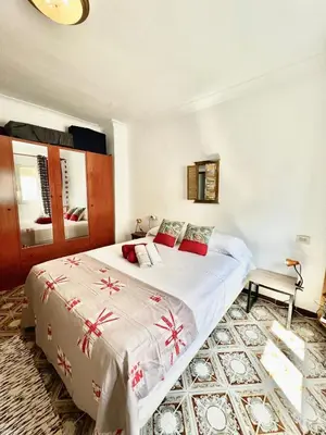 Cama o camas de una habitación en Casa Andaluza