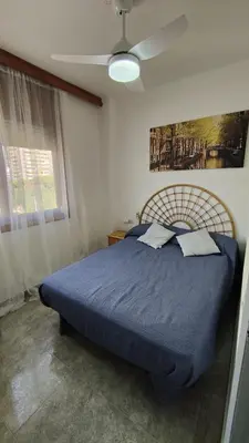Cama o camas de una habitación en Apartamento Mirador Azul