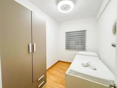 Cama o camas de una habitación en Expoholidays-Federico Garcia Lorca