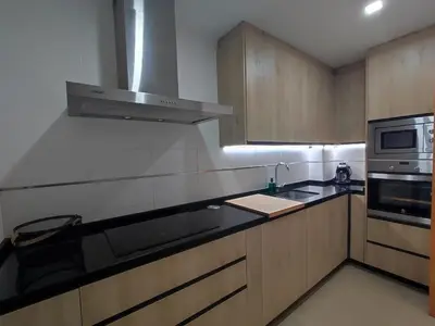 Una cocina o zona de cocina en Apartamento del tilo