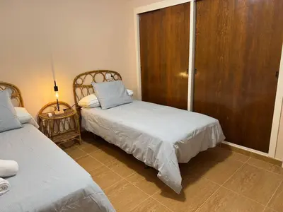 Cama o camas de una habitación en Apartamento Acacias BEACH