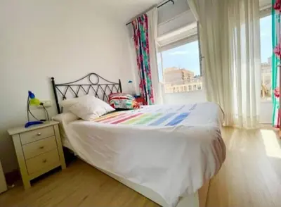 Cama o camas de una habitación en House in Águilas