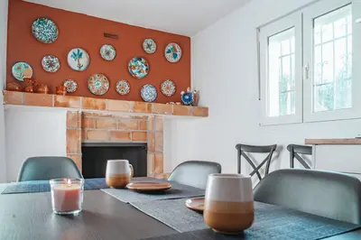 Zona de estar de La Suerte Apartamento rural