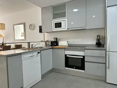 Una cocina o zona de cocina en Agradable apartamento en San Juan de los Terreros, cerca de la playa para 4 pers. - ES-376-6