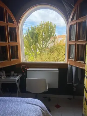Cama o camas de una habitación en 16:9 Los Molinos Suites