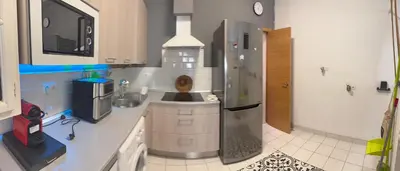 Una televisión o centro de entretenimiento en Vecino de Alcazaba Casa Eco