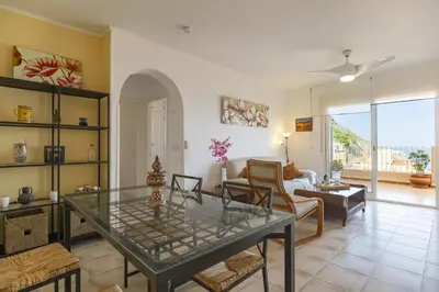Zona de estar de Terraza al Mar Mojacar