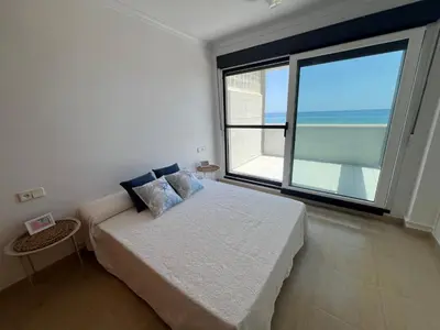 Cama o camas de una habitación en Duplex Terraza de Zoraida