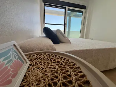 Cama o camas de una habitación en Duplex Terraza de Zoraida