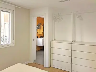 Cama o camas de una habitación en Almeria Tirso Apartment