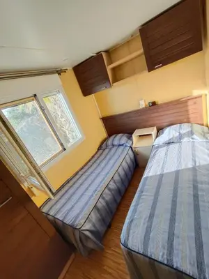 Cama o camas de una habitación en Casita horizonte