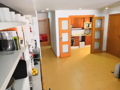 Una cocina o zona de cocina en Ático centro-playa de poniente