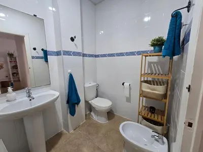 Un baño de La Casa de la Cerámica