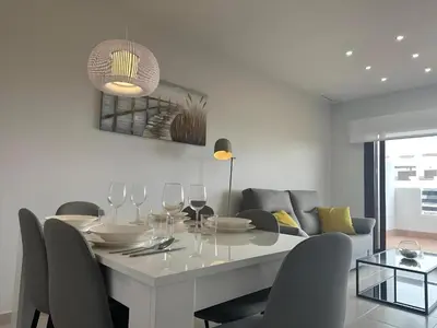 Zona de estar de Apartamento de 3 habitaciones en San Juan, cerca de la playa, para 6 personas - ES-376-13
