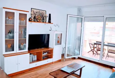 Una televisión o centro de entretenimiento en Apartment Brisa Marina