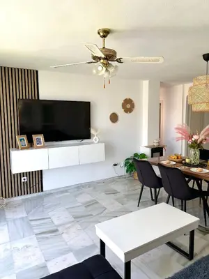 Una televisión o centro de entretenimiento en Casa de la Duchess