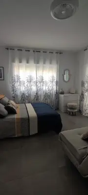 Cama o camas de una habitación en Casa Luna