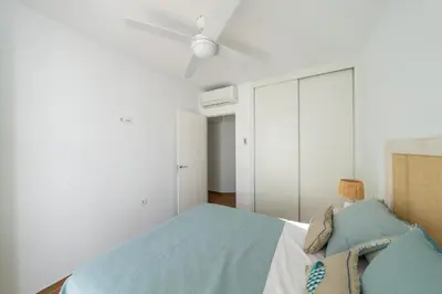 Cama o camas de una habitación en Bahía Sol