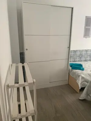 Cama o camas de una habitación en Vivienda Turística Níjar