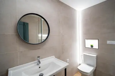Un baño de Palo Cortao