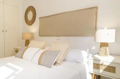 Cama o camas de una habitación en Sol y Playa Vera Vida