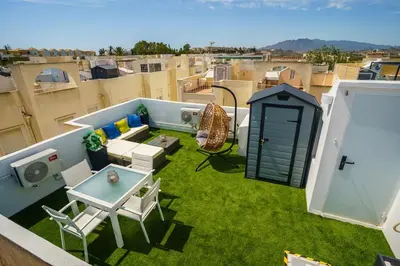 Un balcón o terraza de Casa Vera playa