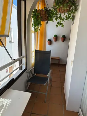 Zona de estar de Apartamento con vistas al mar en Balanegra