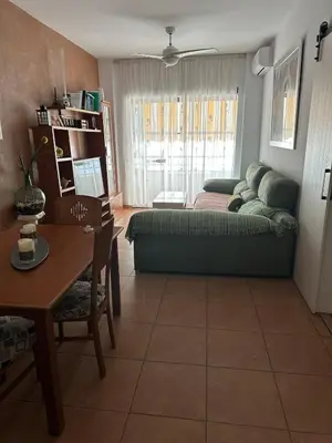 Zona de estar de Apartamento con vistas al mar en Balanegra