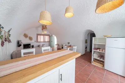 Una cocina o zona de cocina en Complejo Rural Reflejo del Negratín